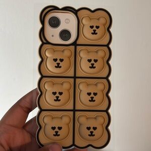 iPhone 13 teddy bear phone case